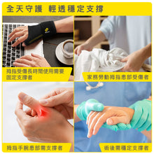 將圖片載入圖庫檢視器 BRACOO奔酷  <br> TP35 高透氣雙支撐可調拇指護具
